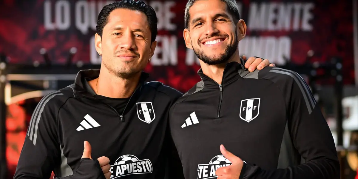 Gianluca Lapadula y Luis Abram (Foto: Selección Peruana).