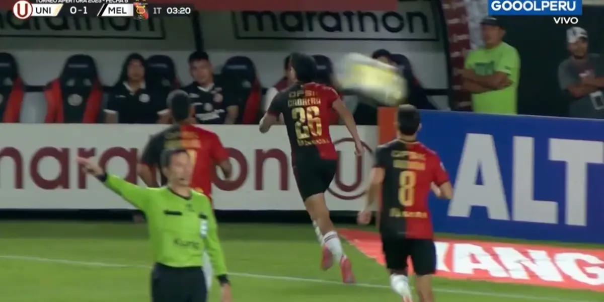 Gol de Kenji Cabrera (Foto: Captura Gol Perú).