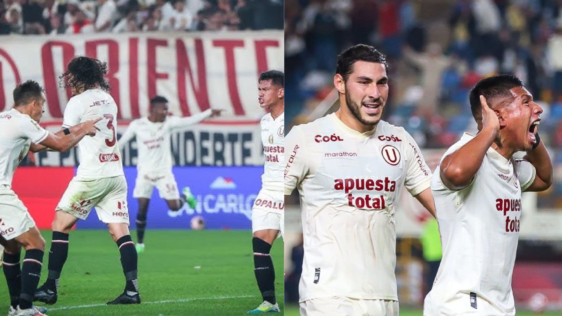 Goles de Universitario.