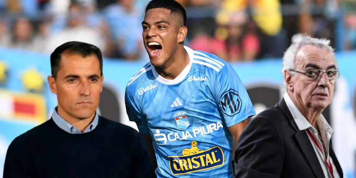 Guillermo Farré - Joao Grimaldo - Jorge Fossati (Foto: Infobae Perú)