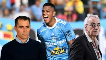 Guillermo Farré - Joao Grimaldo - Jorge Fossati (Foto: Infobae Perú)