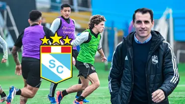 Guillermo Farré - Jostin Alarcón - Ian Wisdom (Foto: Club Sporting Cristal)