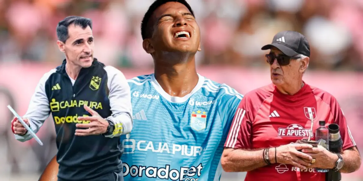 Guillermo Farré, Martín Távara y Jorge Fossati (Foto: Líbero)