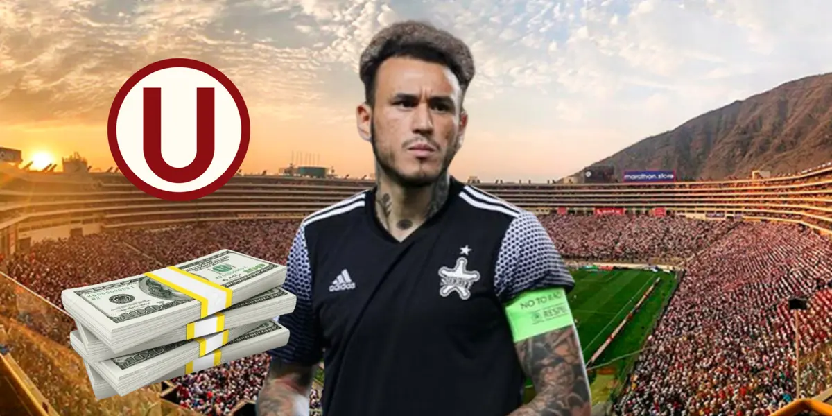 Gustavo Dulanto con la camiseta del Sheriff. FOTO: TV Perú