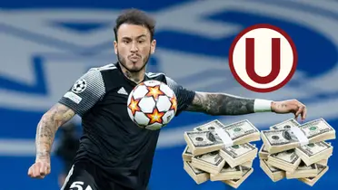 Gustavo Dulanto jugando con el Sheriff Tiraspol de Moldavia