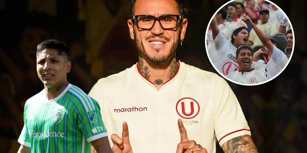 Gustavo Dulanto - Raúl Ruidíaz (Foto: Universitario)