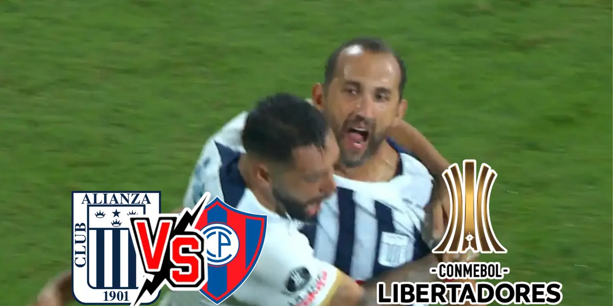 Hernán Barcos celebrando su gol (Foto: Captura)