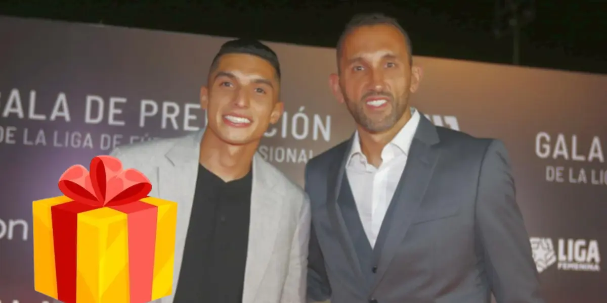 Hernán Barcos cumplió su promesa con Kevin Serna