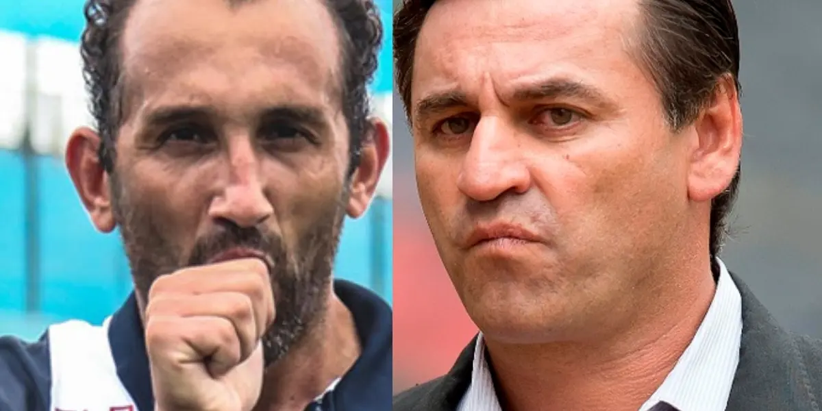 Hernán Barcos extrema sus esfuerzos físicos por acoplarse al funcionamiento deportivo del director técnico Carlos Bustos.