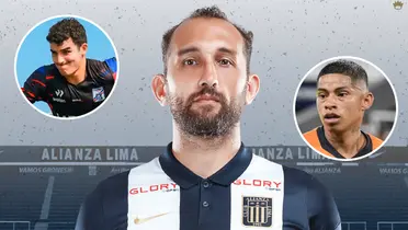 Hernán Barcos - Kevin Quevedo - Matías Succar (Foto: Alianza Lima)