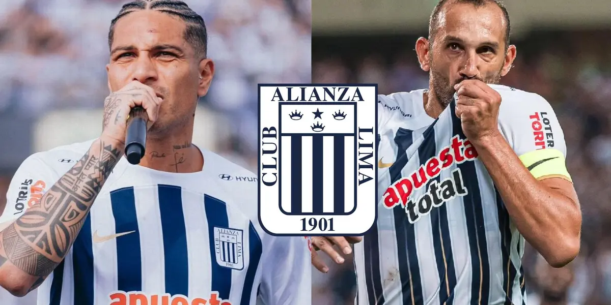 Hernán Barcos - Paolo Guerrero (Foto: Club Alianza Lima)