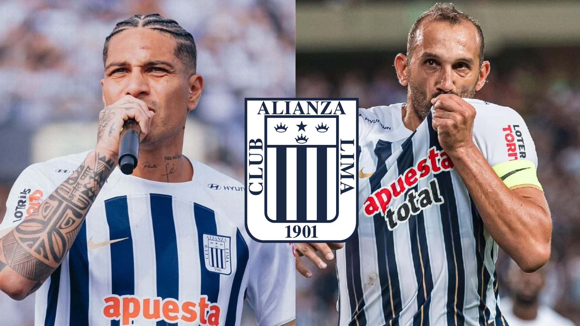 Hernán Barcos - Paolo Guerrero (Foto: Club Alianza Lima)