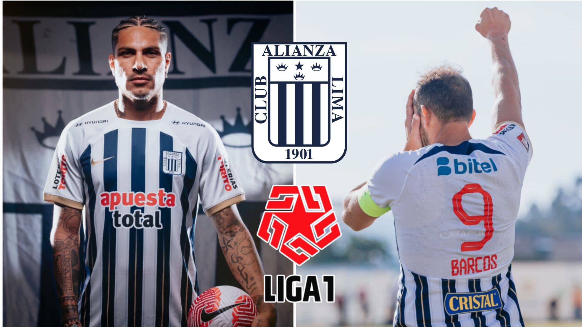 Hernán Barcos - Paolo Guerrero (Foto: Club Alianza Lima)