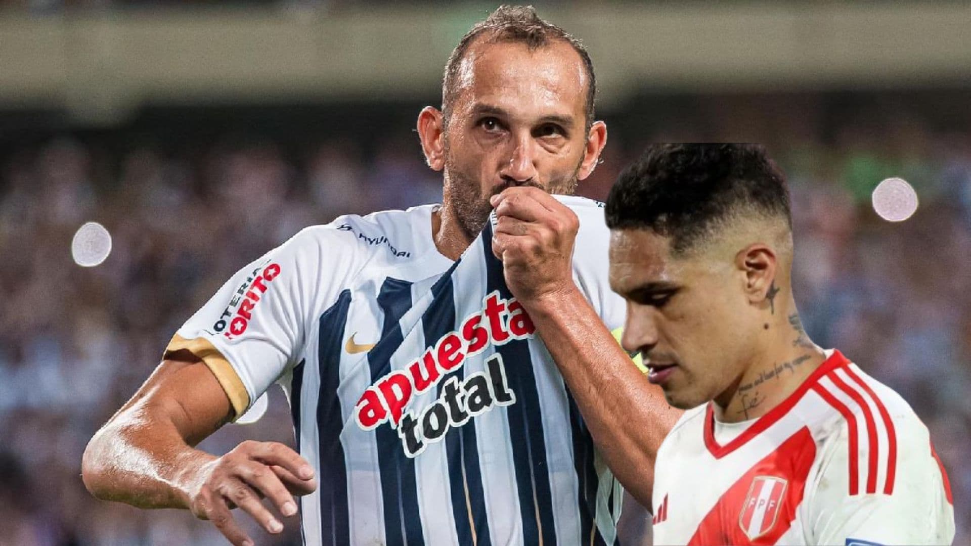 Hernán Barcos - Paolo Guerrero (Foto: Soy Grone)