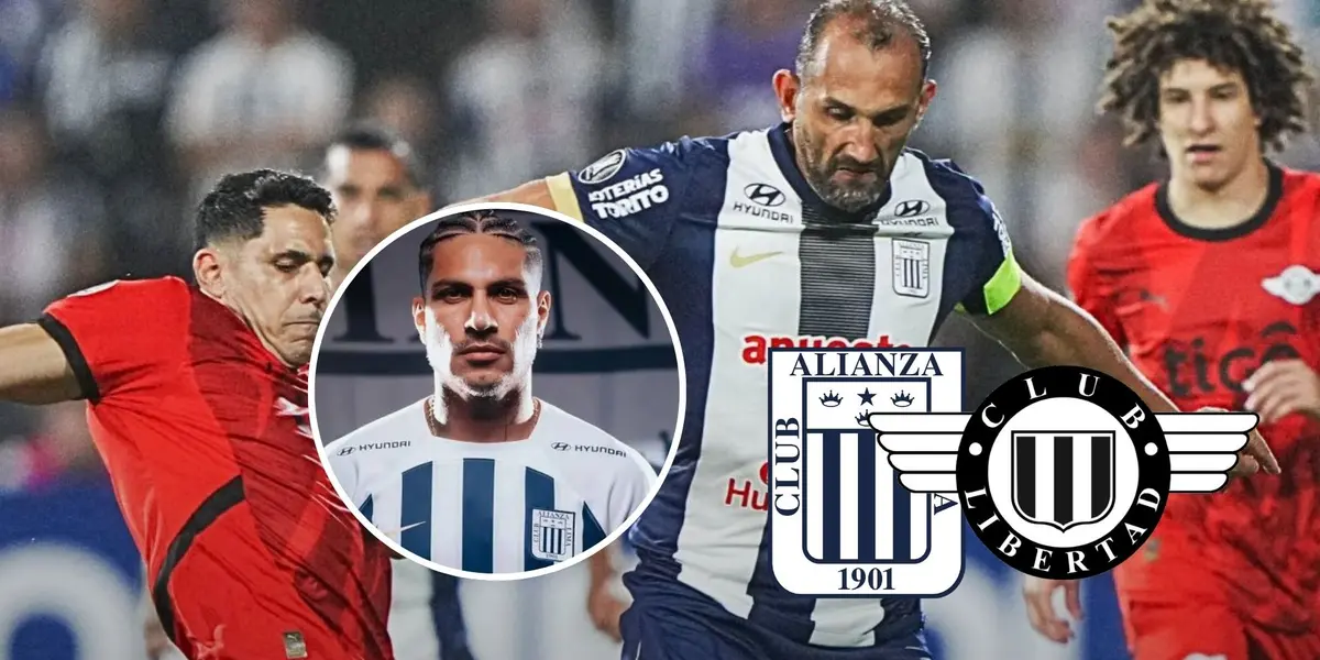 Hernán Barcos - Paolo Guerrero (Foto: X de Conmebol)