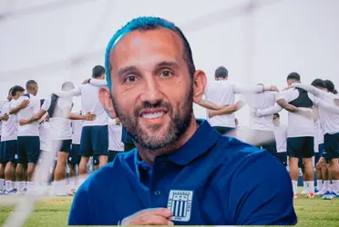 Hernán Barcos y el jugador que destaca en Alianza Lima