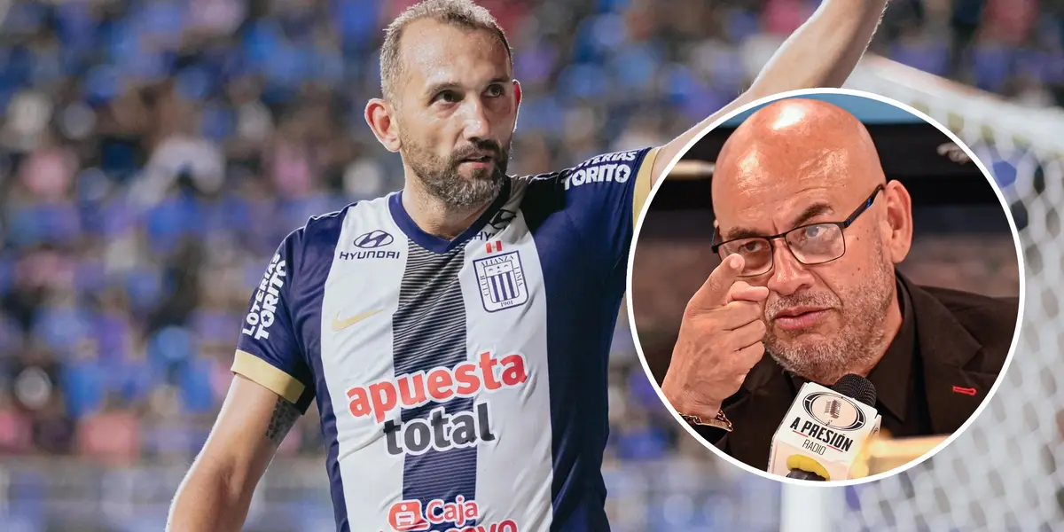 Hernán Barcos y Mr Peet (Foto: Alianza Lima y A Presión)