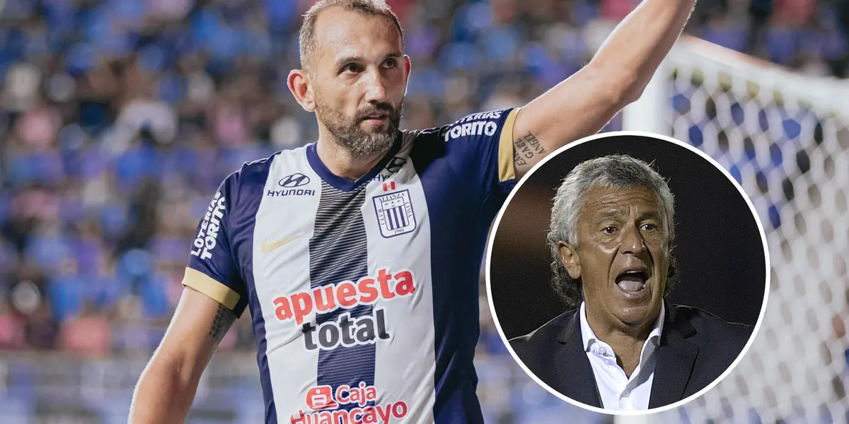 Hernán Barcos y Néstor Gorosito (Foto: Alianza Lima)