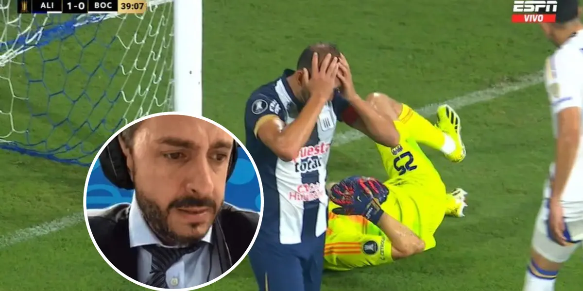 Hernán Barcos y Pablo Giralt (Foto: Captura)