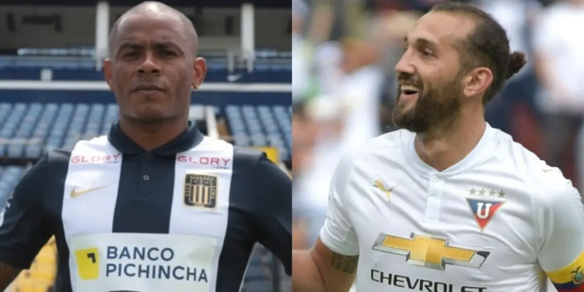 Hernán Barcos y Wilmer Aguirre son dos de las opciones que maneja el director técnico Carlos Bustos en Alianza Lima.