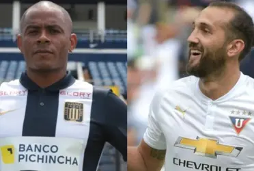 Hernán Barcos y Wilmer Aguirre son dos de las opciones que maneja el director técnico Carlos Bustos en Alianza Lima.