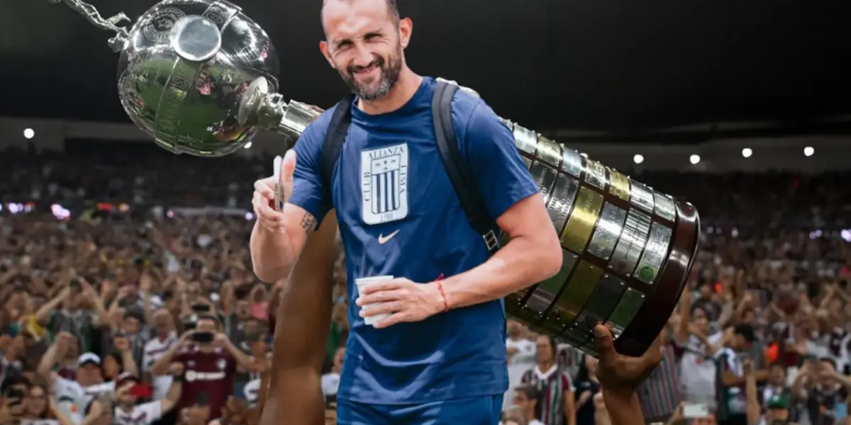 Hernán Barcos ya vive la Copa Libertadores