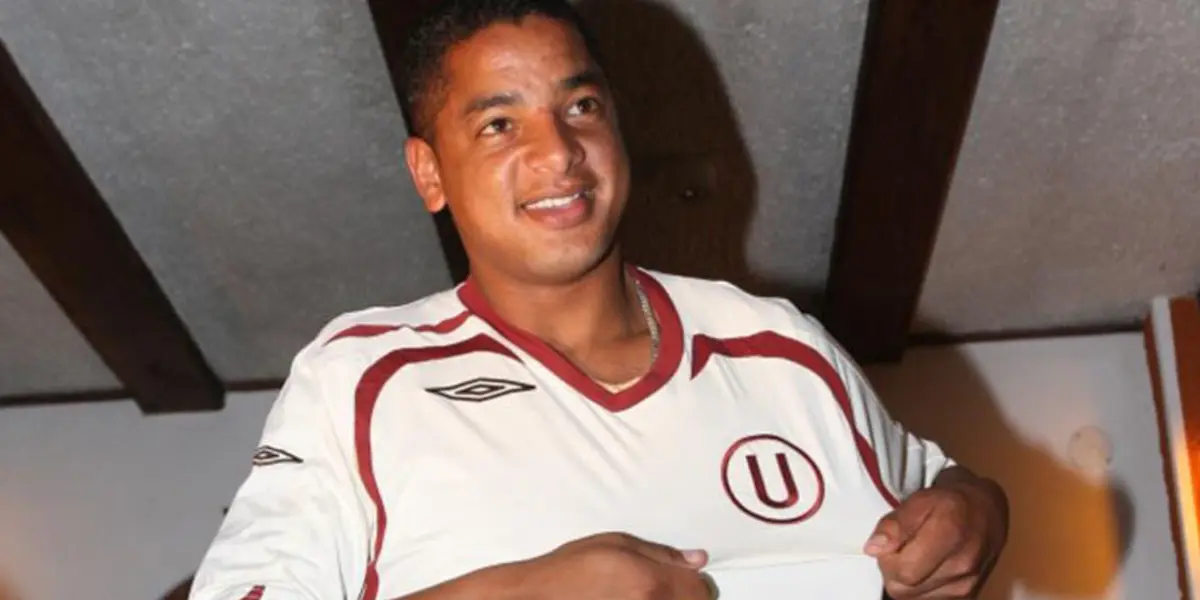 Hernán Peirone con la camiseta de la U. FOTO: RPP