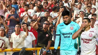 Hinchas de Universitario de Deportes molestos, mientras Diego Romero y Aldo Corzo salen tristes