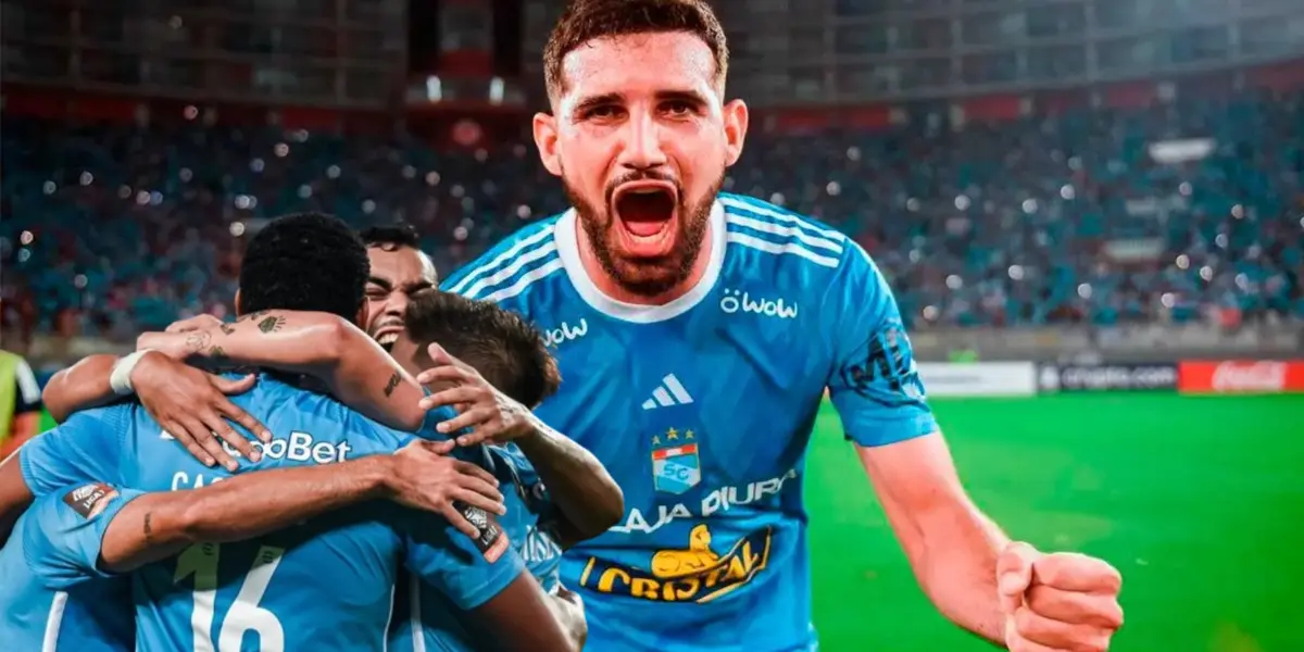 Ignácio con la camiseta de Sporting Cristal.