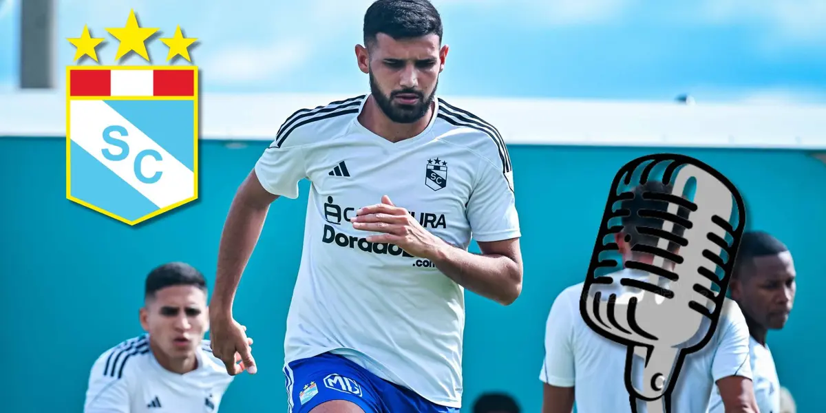 Ignacio Da Silva calentando para el duelo de hoy entre Comerciantes vs Cristal