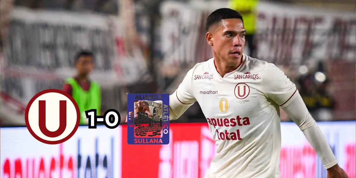 Imagen del triunfo de la 'U' sobre Alianza Atlético de Sullana. FOTO: Universitario de Deportes