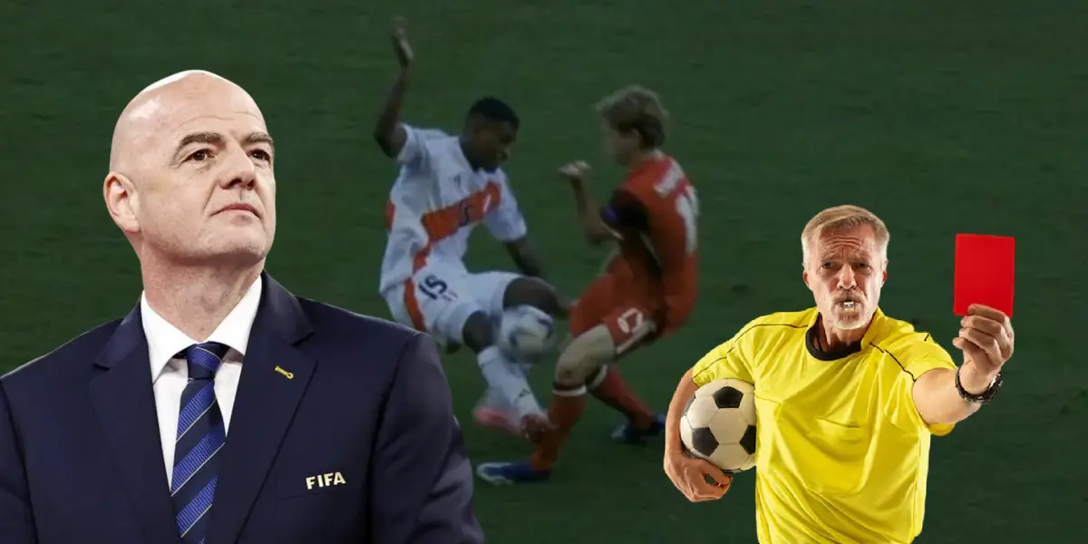 Infantino - Miguel Araujo (Foto. Captura)