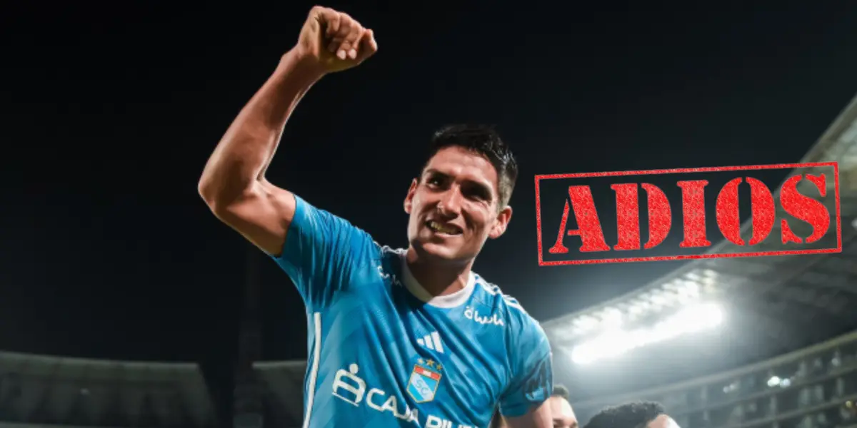 Irven Ávila con la camiseta de Sporting Cristal.