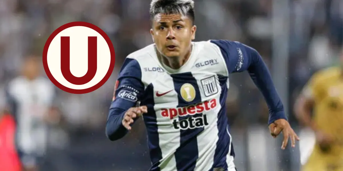 Jairo Concha con la camiseta de Alianza Lima.