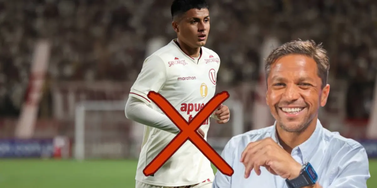 Jairo Concha con la camiseta de Universitario, al lado Pedro García. FOTO: Transfermarkt