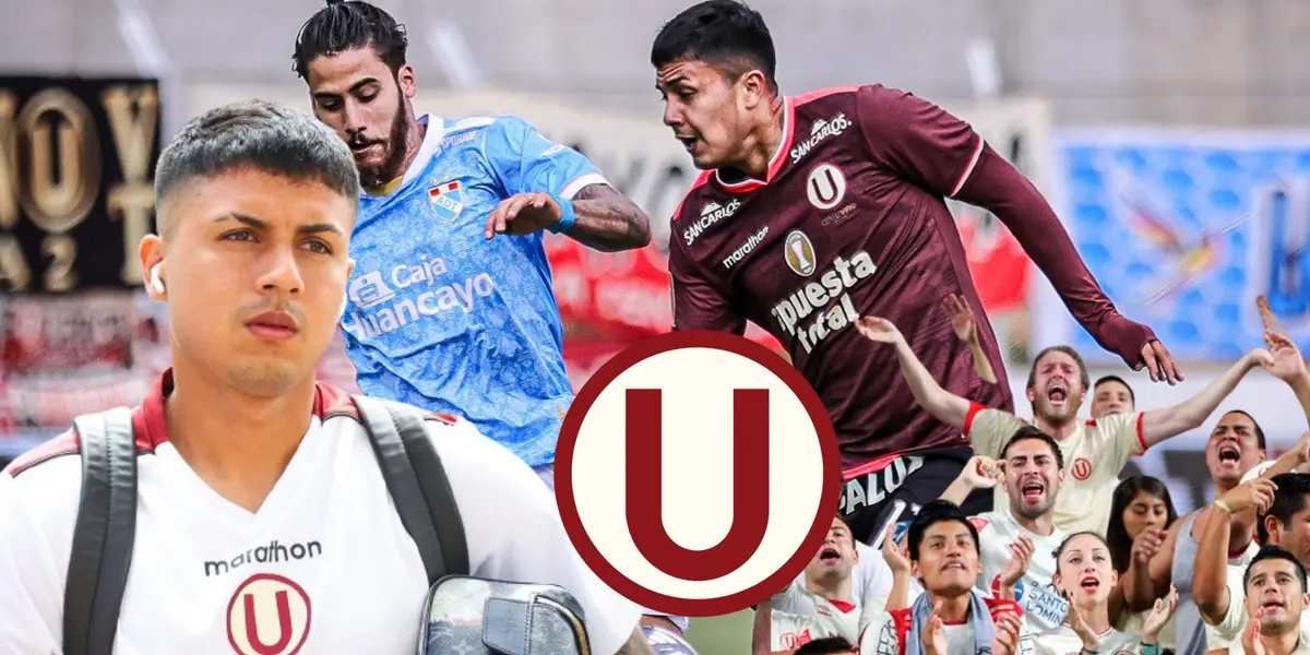 Jairo Concha siendo protagonista de una acción de juego del ADT vs Universitario