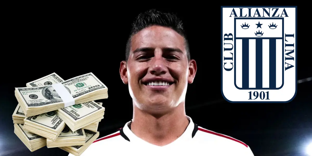 James Rodríguez sonriendo (Foto: Publimetro)