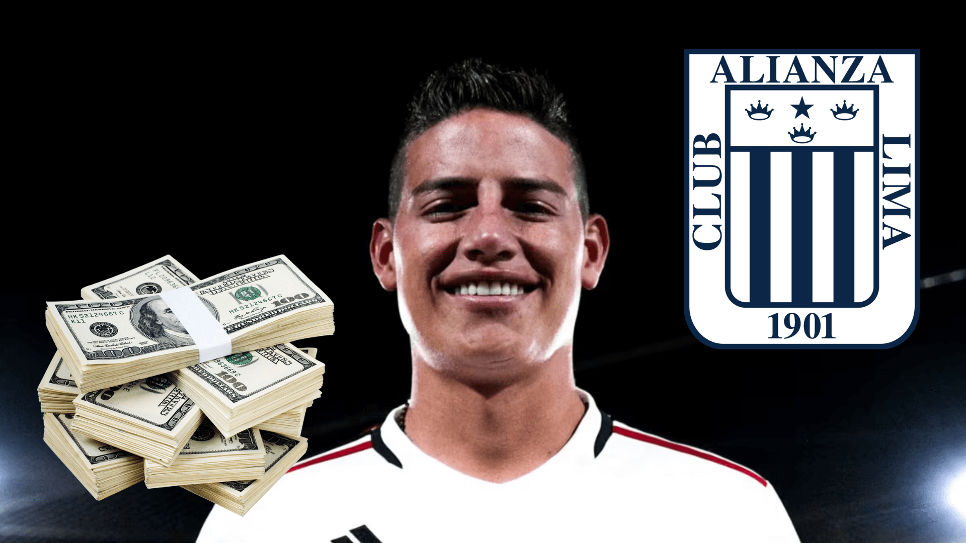 James Rodríguez sonriendo (Foto: Publimetro)
