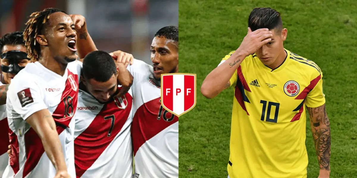 James Rodríguez vio por debajo del hombro a Perú y ahora este sería su nuevo equipo