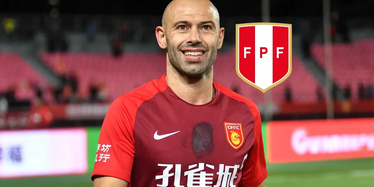 Javier Mascherano le dio un regalo de lujo a un jugador peruano.