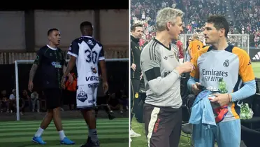 Jean Deza e Iker Casillas (Foto: Entre Pelotas y Bayern Múnich).