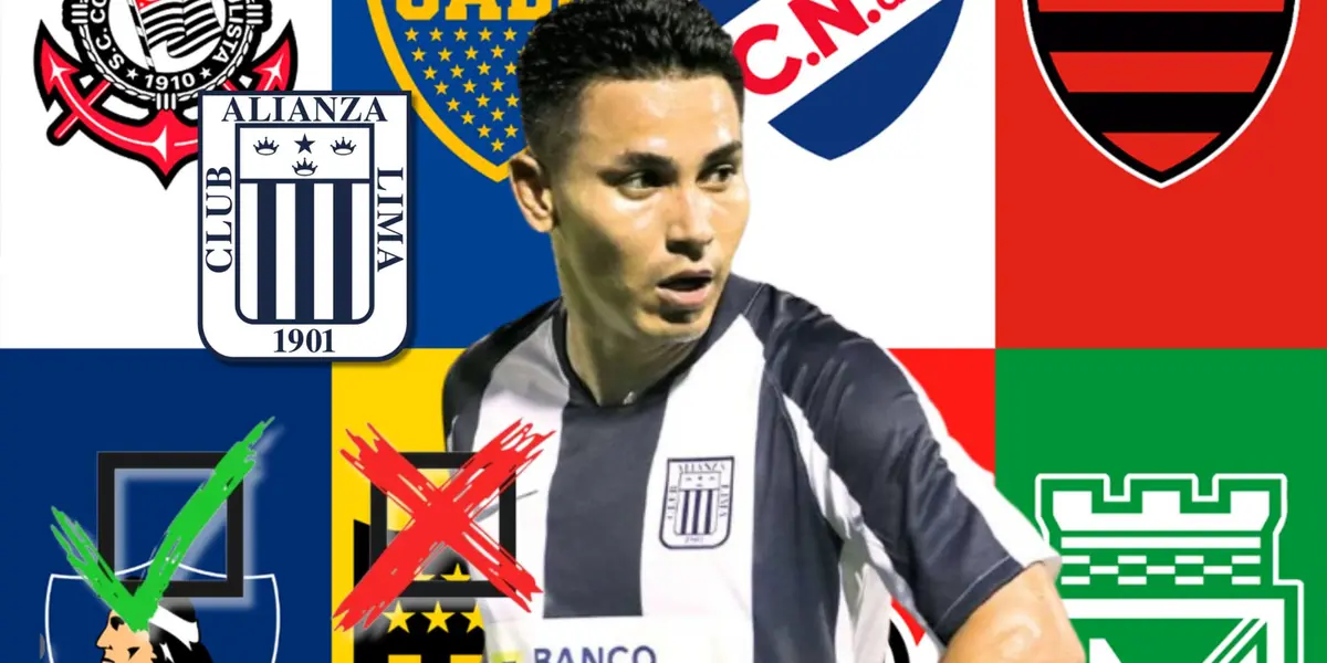 Jean Deza vistiendo la camiseta de Alianza Lima