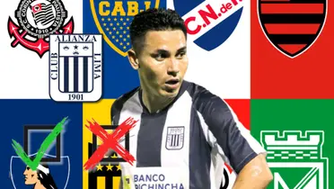 Jean Deza vistiendo la camiseta de Alianza Lima