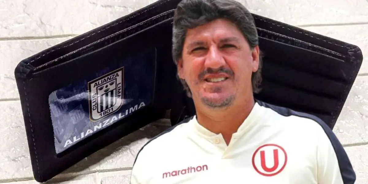 Jean Ferrari con la camiseta de Universitairo de Deportes.