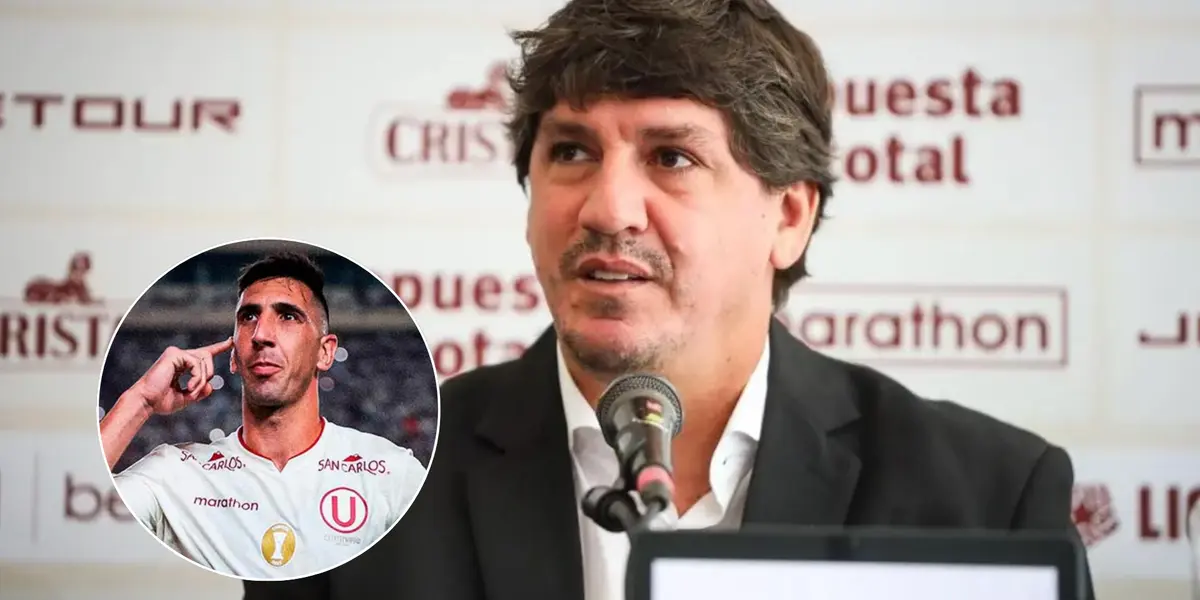 Jean Ferrari en conferencia de prensa (Foto: Universitario)