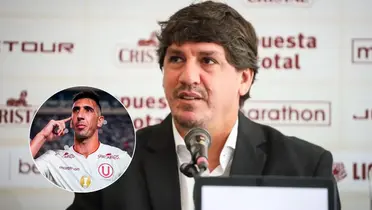 Jean Ferrari en conferencia de prensa (Foto: Universitario)