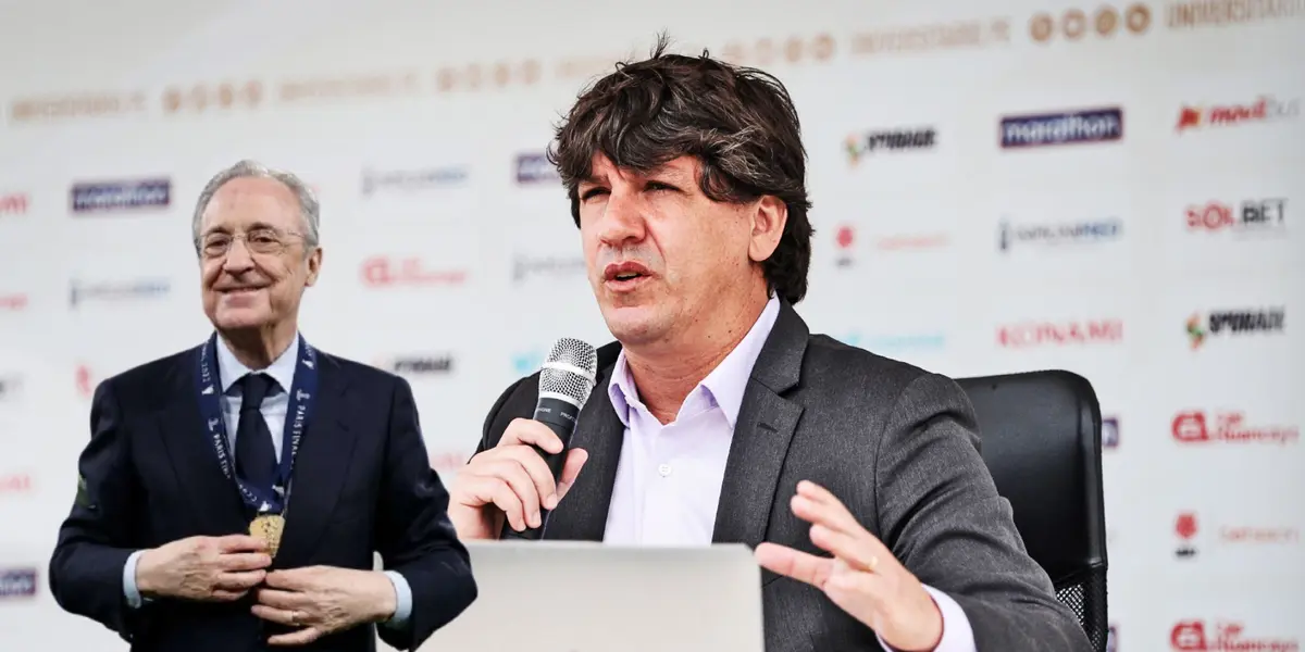 Jean Ferrari - Florentino Pérez (Foto: Club Universitario de Deportes)