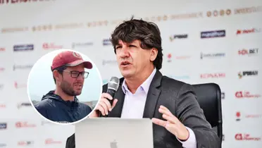 Jean Ferrari - Manuel Barreto (Foto: X de Universitario)