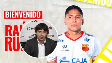 Jean Ferrari - Raúl Ruidíaz (Foto: X de Atlético Grau)