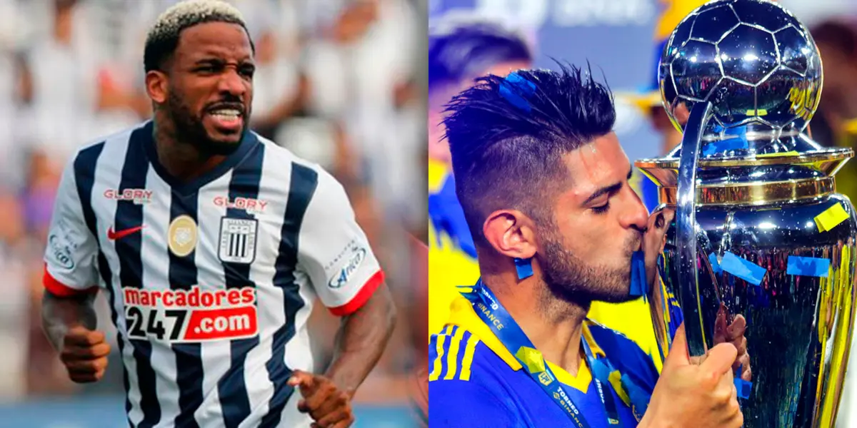 Jefferson Farfán no podía faltar en la celebración del título conseguido por Carlos Zambrano en Argentina